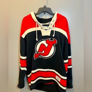 NJ Devils Pull Over Hoodie